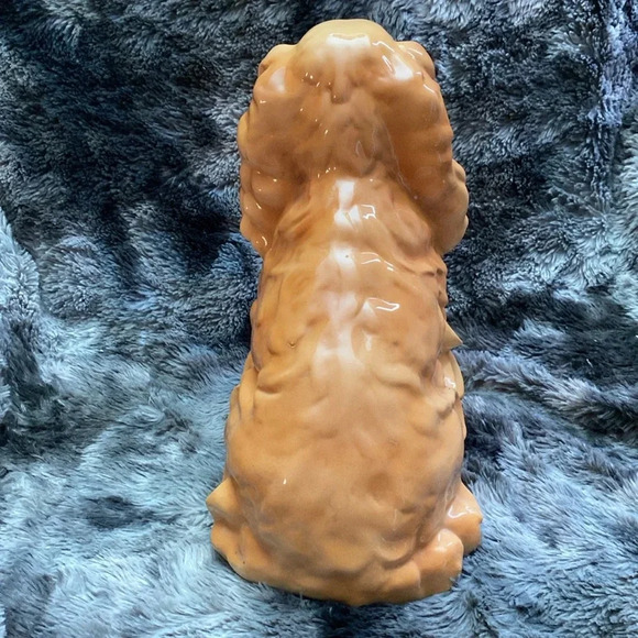 Large 10" tall realistic ceramic Spaniel dog statue/ figurine - Picture 5 of 16